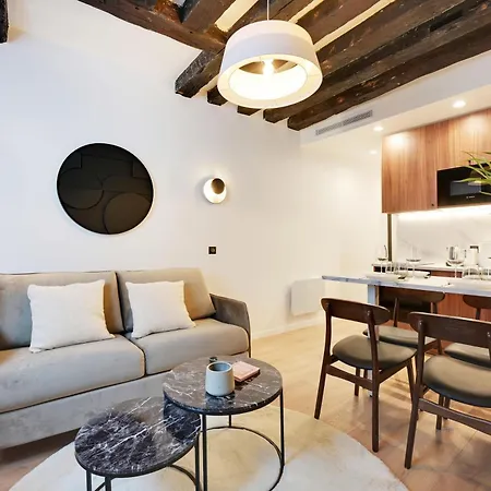 Appartamento Chic - 1br-4p -ac- Marais-vosges *