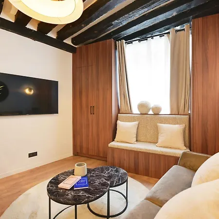 Chic - 1br-4p -ac- Marais-vosges Appartamento Parigi