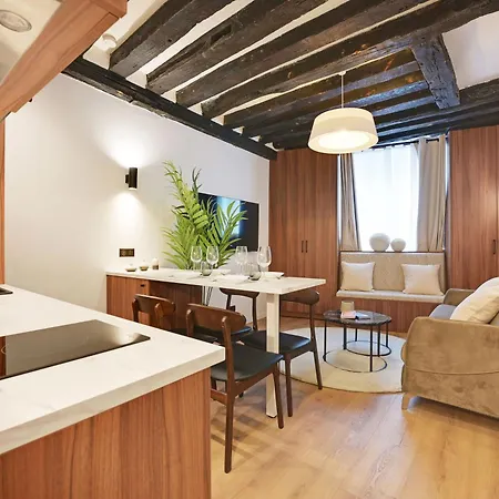 Chic - 1br-4p -ac- Marais-vosges Appartamento *