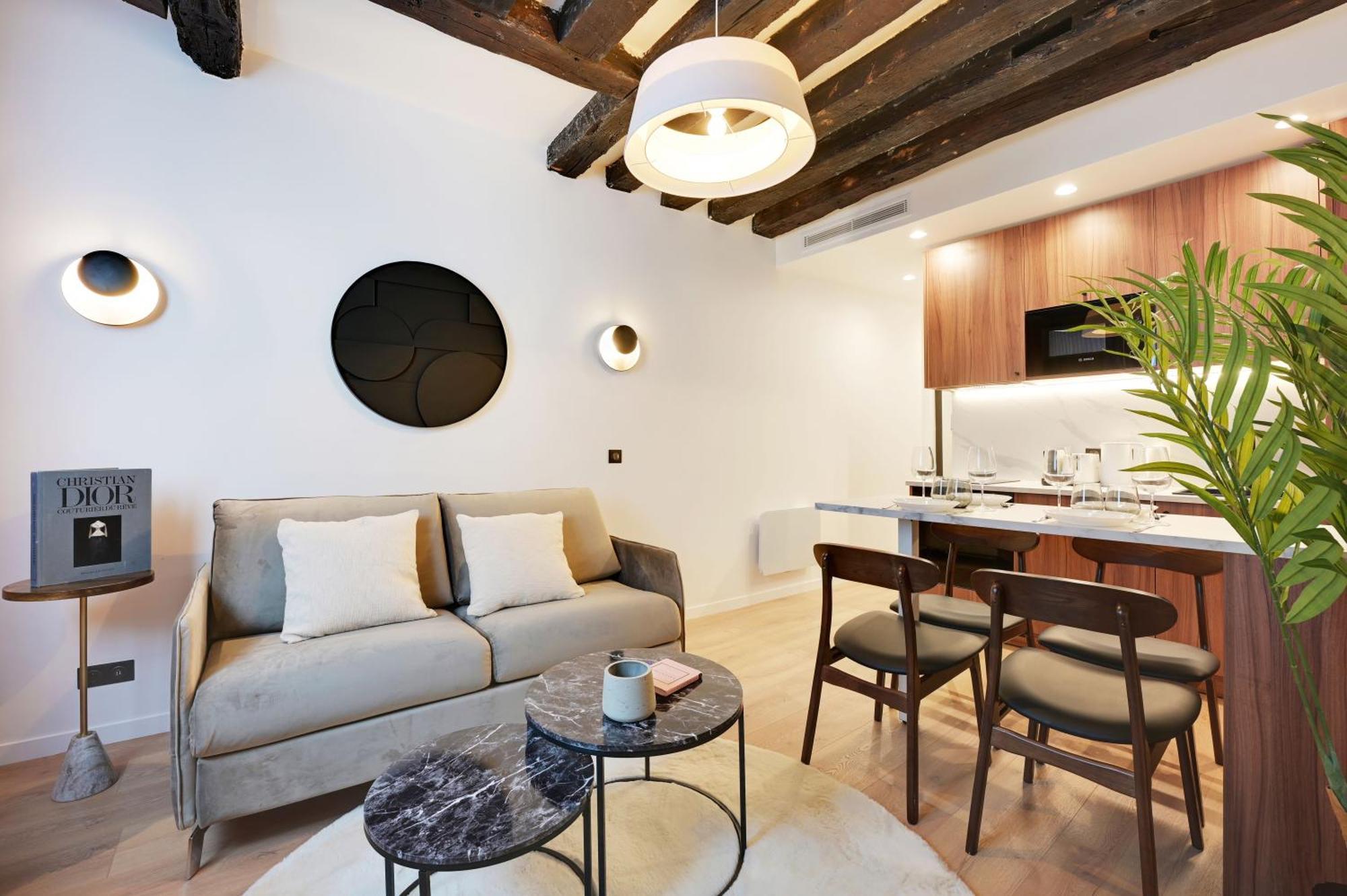 Appartamento Chic - 1br-4p -ac- Marais-vosges *