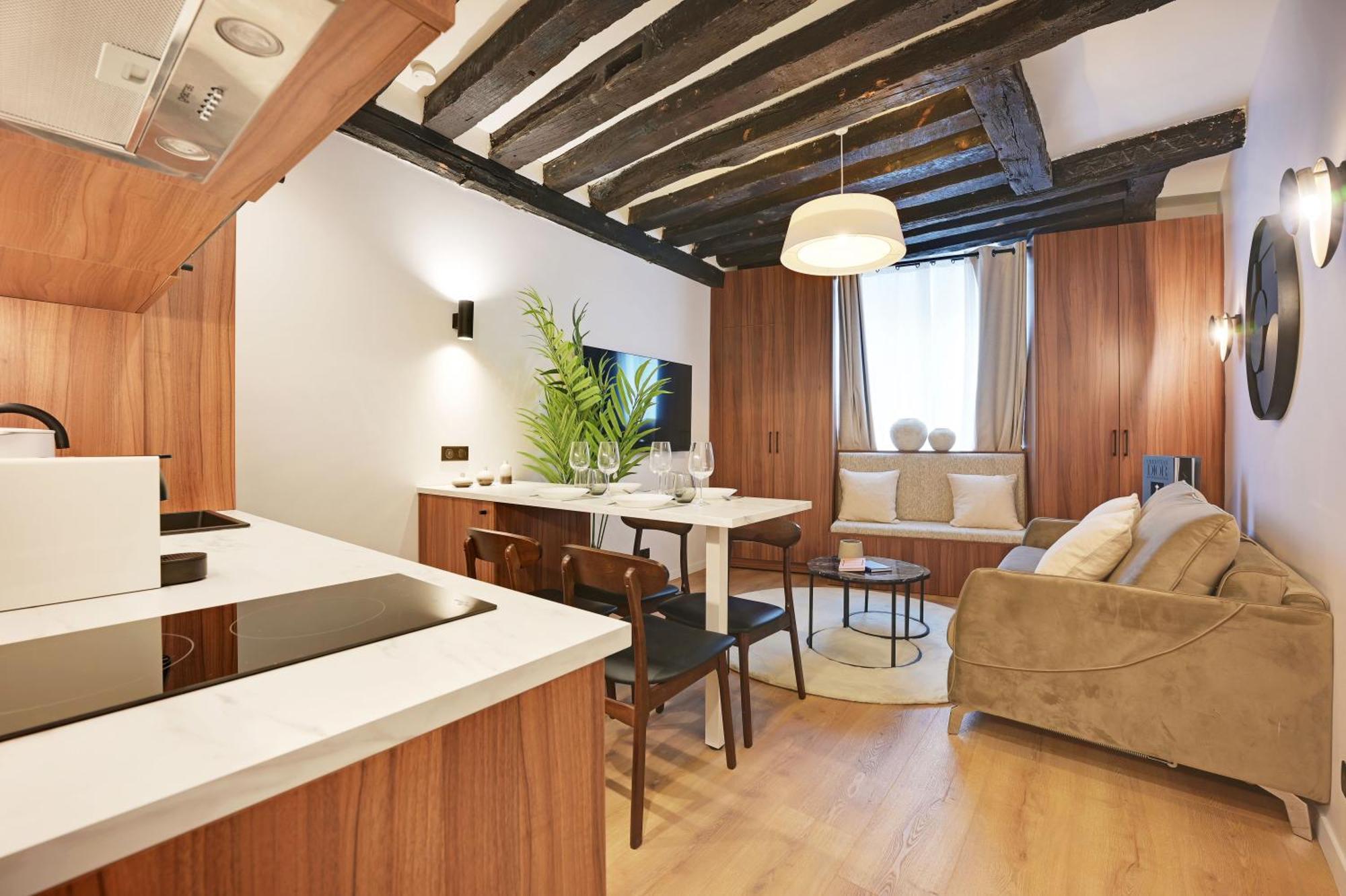 Chic - 1br-4p -ac- Marais-vosges Appartamento *